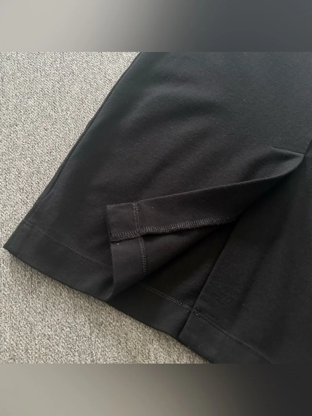Eileen Fisher Black Wardrobe Staple Midi Skirt Small